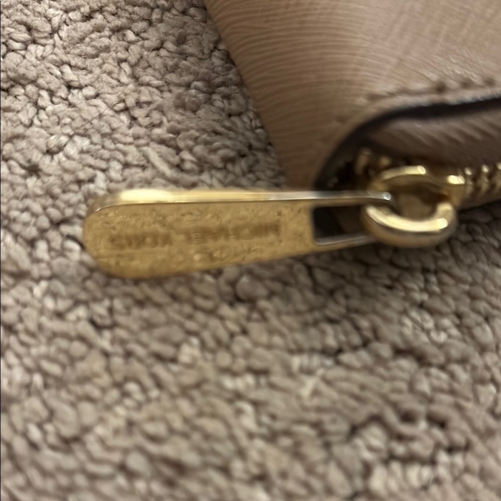 Michael Kors Khaki Wallet with Gold Details - Picture 5 of 9